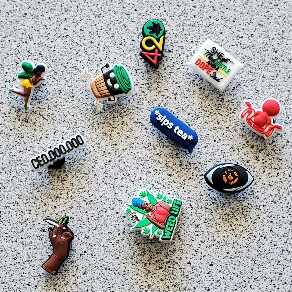 10 Croc Charms /jibbitz